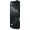 Guess - Keménytok 4G Szemcsézett Nagy és Klasszikus Logó (GUHCP17LPGT4MBK) - iPhone 17 Pro - Fekete