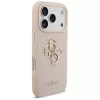 Guess - Keménytok 4G Szemcsézett Nagy és Klasszikus Logó (GUHCP17LPGT4MBP) - iPhone 17 Pro - Rózsaszín