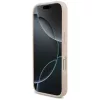 Guess - Keménytok 4G Szemcsézett Nagy és Klasszikus Logó (GUHCP17LPGT4MBP) - iPhone 17 Pro - Rózsaszín