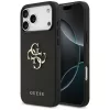 Guess - Keménytok 4G Szemcsézett Nagy és Klasszikus Logó (GUHCP17XPGT4MBK) - iPhone 17 Pro Max - Fekete