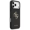 Guess - Keménytok 4G Szemcsézett Nagy és Klasszikus Logó (GUHCP17XPGT4MBK) - iPhone 17 Pro Max - Fekete