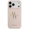 Guess - Keménytok 4G Szemcsézett Nagy és Klasszikus Logó (GUHCP17XPGT4MBP) - iPhone 17 Pro Max - Rózsaszín