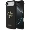 Guess - Keménytok 4G Szemcsézett Nagy és Klasszikus Logó (GUHCP17MPGT4MBK) - iPhone 17 Air - Fekete