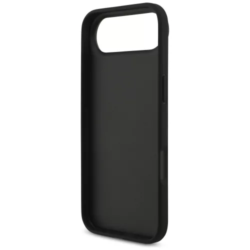 Guess - Keménytok 4G Szemcsézett Nagy és Klasszikus Logó (GUHCP17MPGT4MBK) - iPhone 17 Air - Fekete