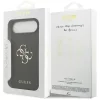 Guess - Keménytok 4G Szemcsézett Nagy és Klasszikus Logó (GUHCP17MPGT4MBK) - iPhone 17 Air - Fekete