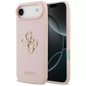   Guess - Hardcase 4G Grained Big and Classic Logo (GUHCP17MPGT4MBP) - iPhone 17 Air - Pink