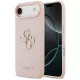 Guess - Keménytok 4G Szemcsézett Nagy és Klasszikus Logó (GUHCP17MPGT4MBP) - iPhone 17 Air - Rózsaszín