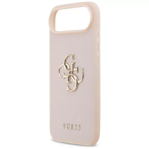 Guess - Hardcase 4G Grained Big and Classic Logo (GUHCP17MPGT4MBP) - iPhone 17 Air - Pink