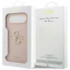 Guess - Hardcase 4G Grained Big and Classic Logo (GUHCP17MPGT4MBP) - iPhone 17 Air - Pink