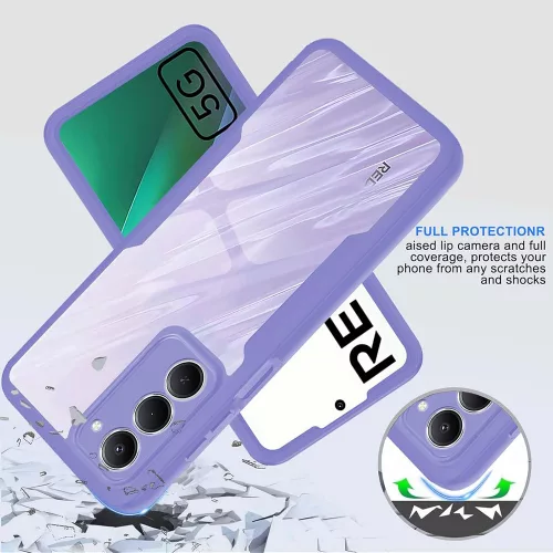 Techsuit - ColorVerse 360 tok kijelzővédővel - Xiaomi Redmi 15 4G / Redmi 15 5G - Rózsaszín