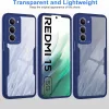 Techsuit - ColorVerse 360 tok kijelzővédővel - Xiaomi Redmi 15 4G / Redmi 15 5G - Kék