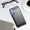 Techsuit - Carbon szilikon tok - Samsung Galaxy S21 FE - Fekete