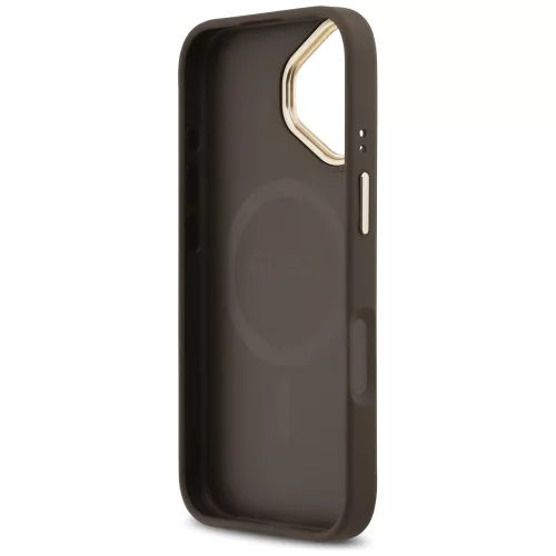 Guess - Strassz Logó MagSafe (GUHMP17SPGCRMDEW) - iPhone 17 - Barna