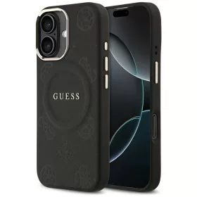   Guess - Bazsarózsás Hőpecsétes MagSafe (GUHMP17SPSAMSECK) - iPhone 17 - Fekete