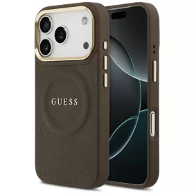   Guess - Bazsarózsás Hőpecsétes MagSafe (GUHMP17LPSAMSECW) - iPhone 17 Pro - Barna