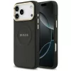 Guess - Bazsarózsás Hőpecsétes MagSafe (GUHMP17XPSAMSECK) - iPhone 17 Pro Max - Fekete