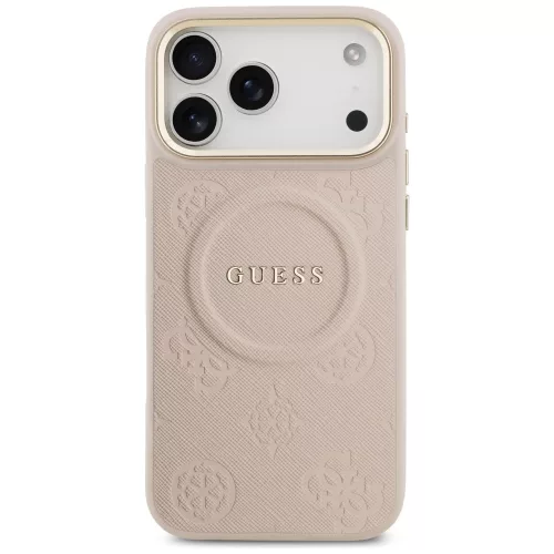 Guess - Bazsarózsás Hőpecsétes MagSafe (GUHMP17XPSAMSECP) - iPhone 17 Pro Max - Rózsaszín