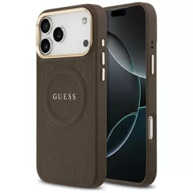   Guess - Bazsarózsás Hőpecsétes MagSafe (GUHMP17XPSAMSECW) - iPhone 17 Pro Max - Barna
