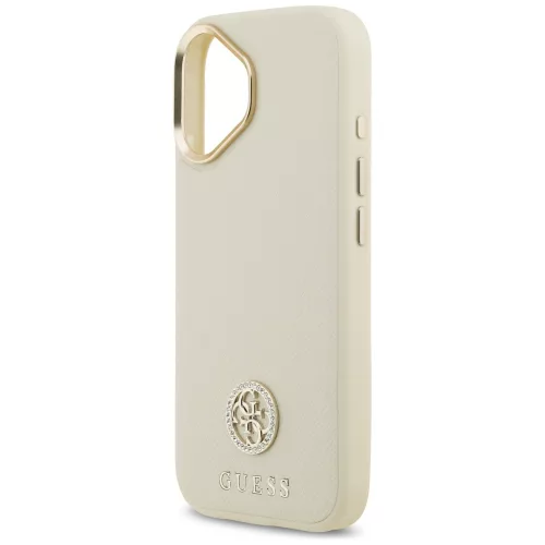 Guess - Strassz Logó MagSafe (GUHMP17SPGCRMDEE) - iPhone 17 - Bézs