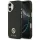 Guess - Grained Strass Logo MagSafe (GUHMP17SPGCRMDEK) - iPhone 17 - Black