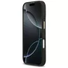Guess - Grained Strass Logo MagSafe (GUHMP17SPGCRMDEK) - iPhone 17 - Black