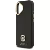 Guess - Grained Strass Logo MagSafe (GUHMP17SPGCRMDEK) - iPhone 17 - Black