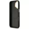 Guess - Grained Strass Logo MagSafe (GUHMP17SPGCRMDEK) - iPhone 17 - Black