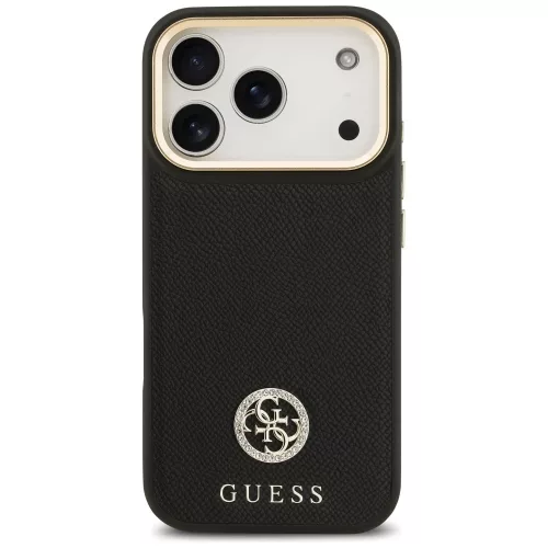 Guess - Strassz Logó MagSafe (GUHMP17LPGCRMDEK) - iPhone 17 Pro - Fekete