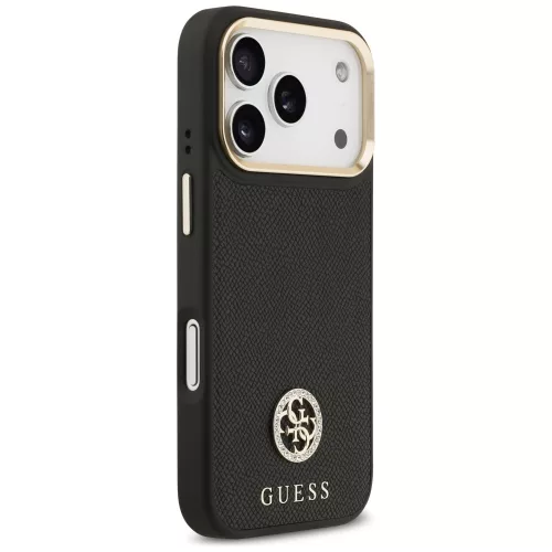 Guess - Strassz Logó MagSafe (GUHMP17LPGCRMDEK) - iPhone 17 Pro - Fekete