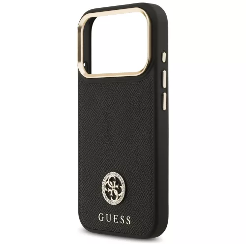 Guess - Strassz Logó MagSafe (GUHMP17LPGCRMDEK) - iPhone 17 Pro - Fekete