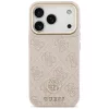Guess - Keménytok 4G Strassz Logó MagSafe (GUHMP17LP4GRMDEP) - iPhone 17 Pro - Rózsaszín