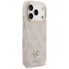 Guess - Keménytok 4G Strassz Logó MagSafe (GUHMP17LP4GRMDEP) - iPhone 17 Pro - Rózsaszín