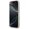 Guess - Keménytok 4G Strassz Logó MagSafe (GUHMP17LP4GRMDEP) - iPhone 17 Pro - Rózsaszín