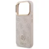Guess - Keménytok 4G Strassz Logó MagSafe (GUHMP17LP4GRMDEP) - iPhone 17 Pro - Rózsaszín