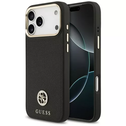 Guess - Strassz Logó MagSafe (GUHMP17XPGCRMDEK) - iPhone 17 Pro Max - Fekete