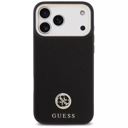 Guess - Strassz Logó MagSafe (GUHMP17XPGCRMDEK) - iPhone 17 Pro Max - Fekete
