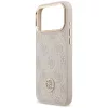 Guess - Keménytok 4G Strassz Logó MagSafe (GUHMP17XP4GRMDEP) - iPhone 17 Pro Max - Rózsaszín