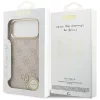 Guess - Keménytok 4G Strassz Logó MagSafe (GUHMP17XP4GRMDEP) - iPhone 17 Pro Max - Rózsaszín