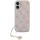Guess - Keménytok 4G Díszítős Tartó MagSafe (GUHMP17SGF4GCP) - iPhone 17 - Rózsaszín