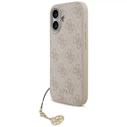 Guess - Keménytok 4G Díszítős Tartó MagSafe (GUHMP17SGF4GCP) - iPhone 17 - Rózsaszín