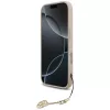 Guess - Keménytok 4G Díszítős Tartó MagSafe (GUHMP17SGF4GCP) - iPhone 17 - Rózsaszín