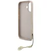 Guess - Keménytok 4G Díszítős Tartó MagSafe (GUHMP17SGF4GCP) - iPhone 17 - Rózsaszín