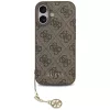 Guess - Keménytok 4G Díszítős Tartó MagSafe (GUHMP17SGF4GCW) - iPhone 17 - Barna