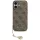 Guess - Keménytok 4G Díszítős Tartó MagSafe (GUHMP17SGF4GCW) - iPhone 17 - Barna