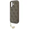 Guess - Keménytok 4G Díszítős Tartó MagSafe (GUHMP17SGF4GCW) - iPhone 17 - Barna