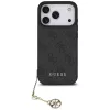 Guess - Keménytok 4G Díszítős Tartó MagSafe (GUHMP17LGF4GCK) - iPhone 17 Pro - Fekete