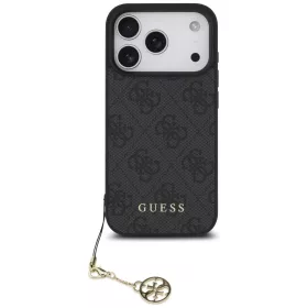  Guess - Hardcase 4G Charm Cradle MagSafe (GUHMP17LGF4GCK) - iPhone 17 Pro - Black