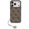 Guess - Keménytok 4G Díszítős Tartó MagSafe (GUHMP17LGF4GCW) - iPhone 17 Pro - Barna