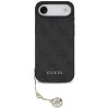 Guess - Keménytok 4G Díszítős Tartó MagSafe (GUHMP17MGF4GCK) - iPhone 17 Air - Fekete