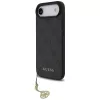 Guess - Keménytok 4G Díszítős Tartó MagSafe (GUHMP17MGF4GCK) - iPhone 17 Air - Fekete